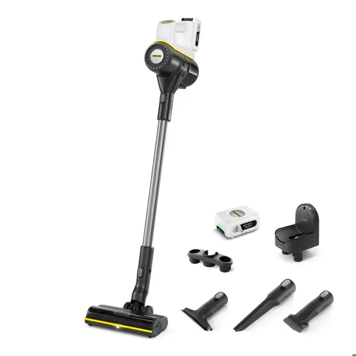 Aspirateur balai sans fil Kärcher VCS 5-28 Infinity Boost - 2 batterie - HEPA - brosse anti emmelement - 60min