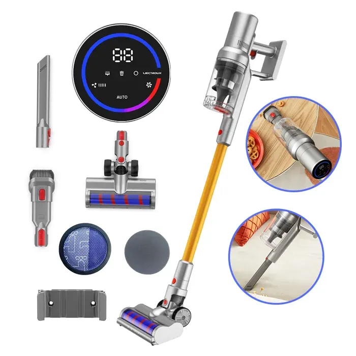 Aspirateur Balai Sans Fil - Liectroux - i10 - 27000Pa - Éclairage LED - Filtration HEPA E13