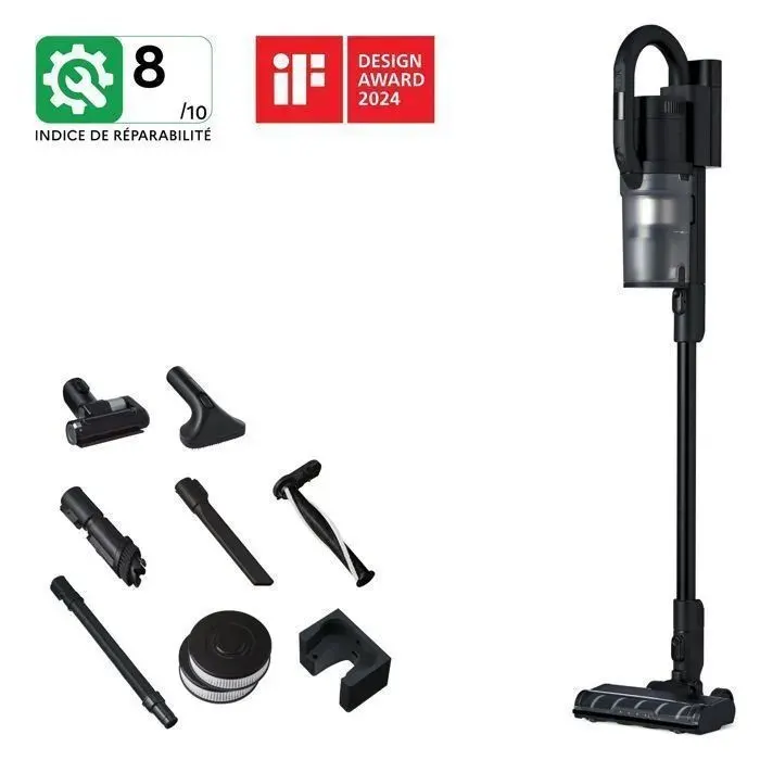 Aspirateur balai sans fil - Nilfisk - S1 Pet Care - Autonomie 60 min - 20 kPa - 550 W