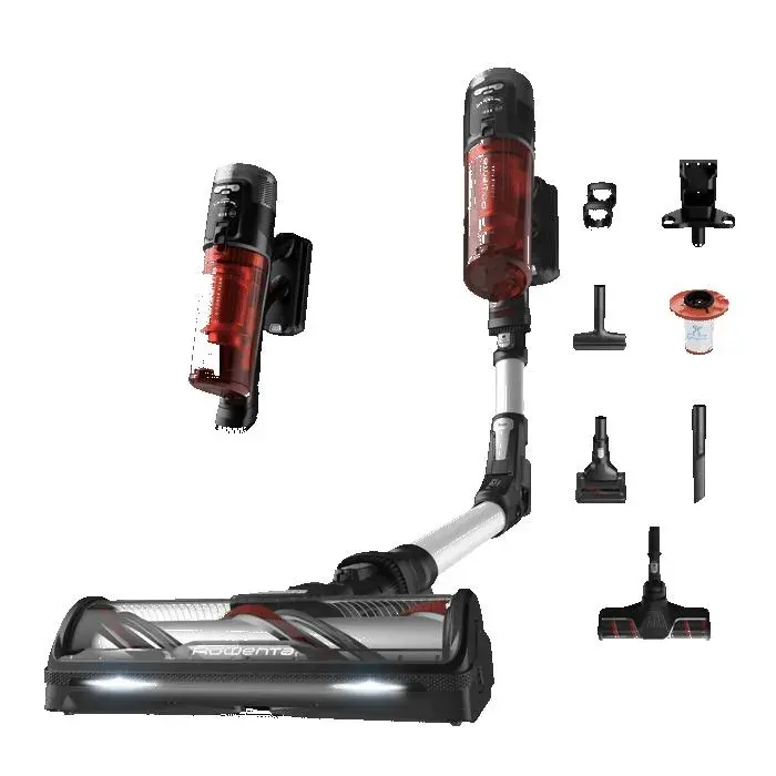 Aspirateur balai sans fil Rowenta X-Force Flex 13.60 RH9A93WO Rouge — vue 3