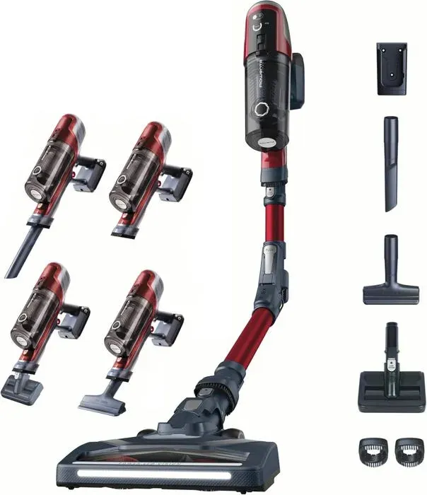 Aspirateur balai sans fil - Rowenta - X-PERT 6.60 Smart - 18 V - Autonomie 45 min - Écran LED