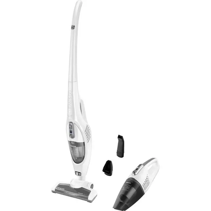 Aspirateur balai sans fil - SENCOR - SVC 7811WH - 2 en 1 - 110 W - 76 dB - 05 L - Blanc