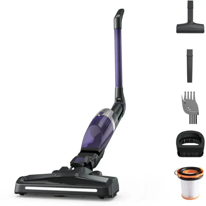 Aspirateur balai sans fil - SUTEO - X-Trem Compact - Tube flex bidirectionnel - 40 min autonomie - Base de charge rangement