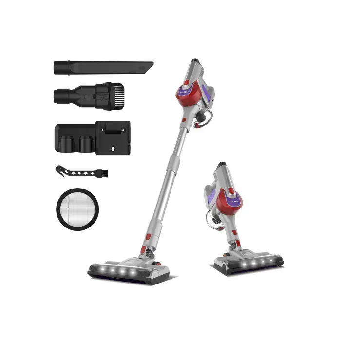Aspirateur Balai Sans Fil Tasvac S8 25KPa 260W 2200mAh 50min Filtration 5 Étapes Écran LED Silencieux