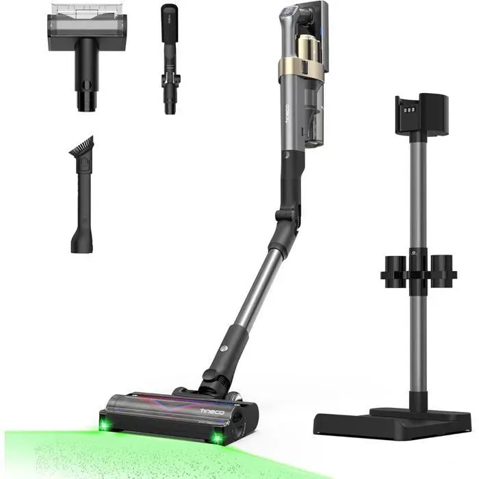 Aspirateur balai sans fil - TINECO - Pure One A90S - 270AW - 105 min - Brosse 3DSense Master — coloris Noir