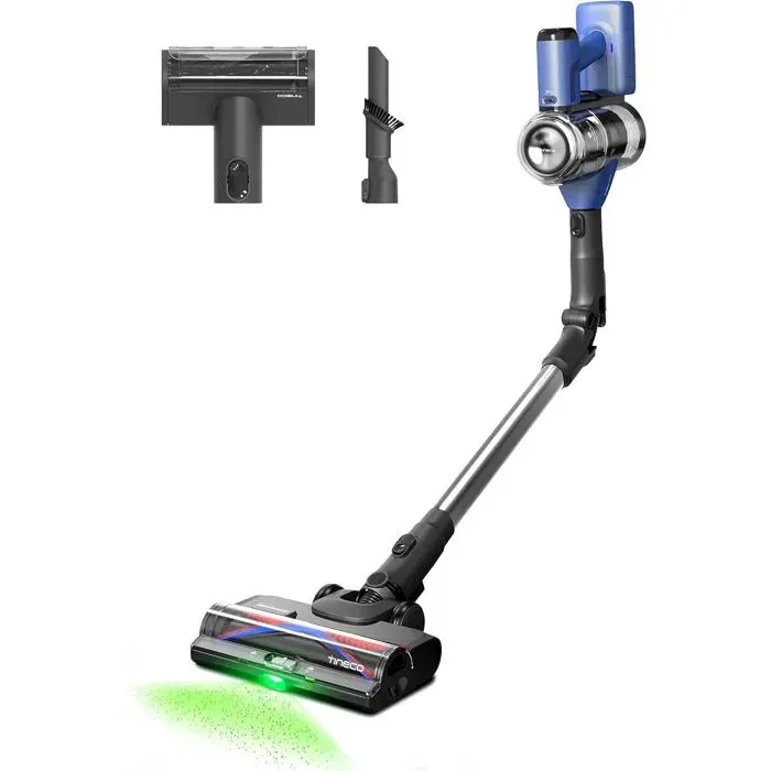 Aspirateur Balai Tineco Pure One S50 Pro - Aspiration 200AW - Autonomie 95 Min-Tube Pliable à 180° - Eclairage Vert -System