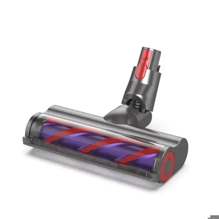 Aspirateur Balai - Turbo - 618 - Brosse Rotative Motorisée - Lumière LED - Gris
