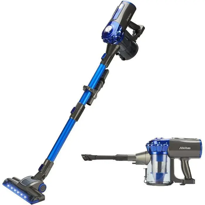 Aspirateur balai - V8 - 222V Li‑ion - 17000 Pa - 40 min dautonomie