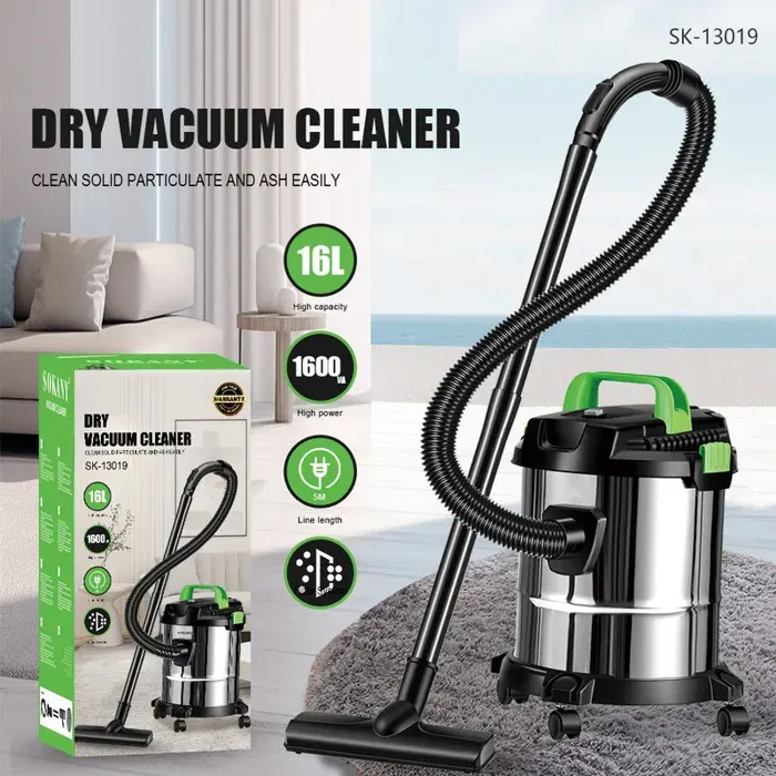 Aspirateur Cuve 16L 2500W Puissant - Aspirateur Balai Maison Portable Cyclonique Nettoyeur Sol Tapis Filtre Lavable Grande Capacité