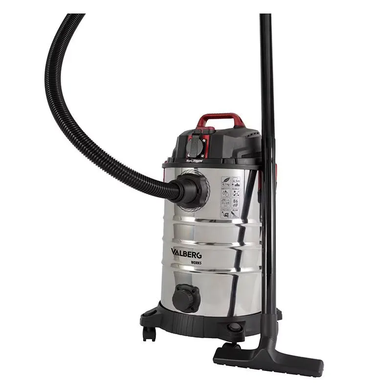Aspirateur Cuve Valberg Worx-01 — coloris Rouge et inox