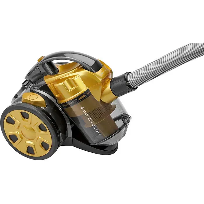Aspirateur cyclonique - CLATRONIC - BS 1308 - Jaune - Sans sac - Économie dénergie