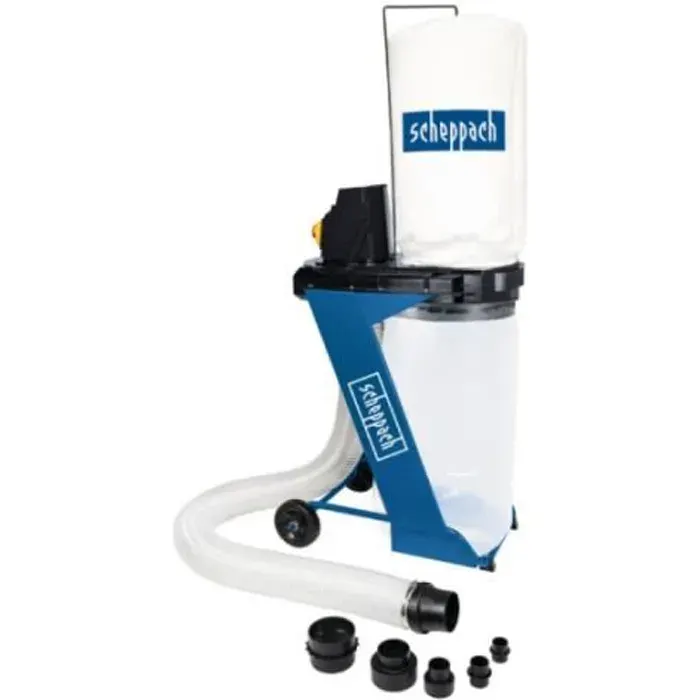 Aspirateur datelier de 75L - SCHEPPACH - DC500 - 550W - 1150 m³/h - 6 adaptateurs