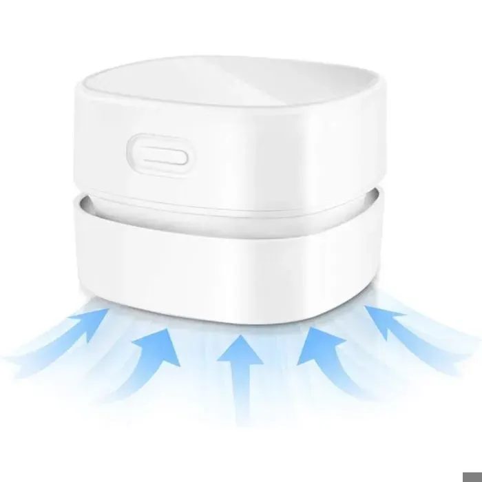 Aspirateur de Bureau Sans Fil Mini Aspirateur de Table sans Fil USB Rechargeable Balayeuse Aspirateurs à Main pour Enlever Les