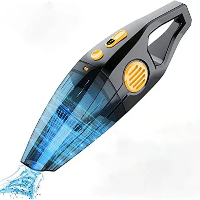 Aspirateur de Table 120W Rechargeable 8000 PA - Avec port USB Voiture Type Humide et Sec Aspirateur 2 Vitesses