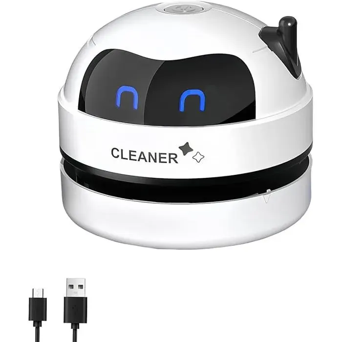 Aspirateur de TablePetit Aspirateur USB RechargeableHaute Puissance aspiration sans FilA bnc