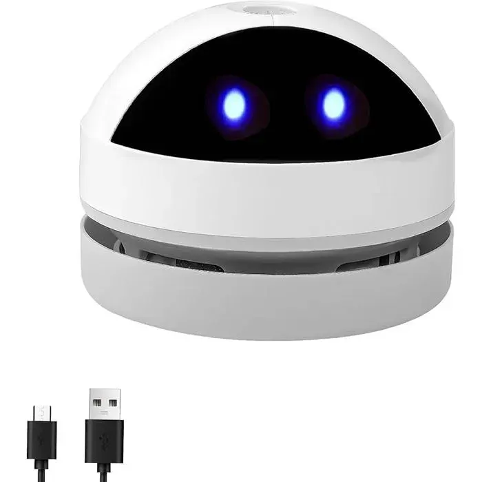Aspirateur de TablePetit Aspirateur USB RechargeableHaute Puissance aspiration sans FilB bnc