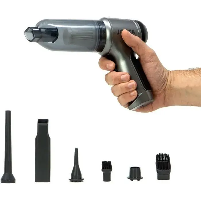 Aspirateur de voiture - JOCCA - 2000 mAH - 2 vitesses - Gris