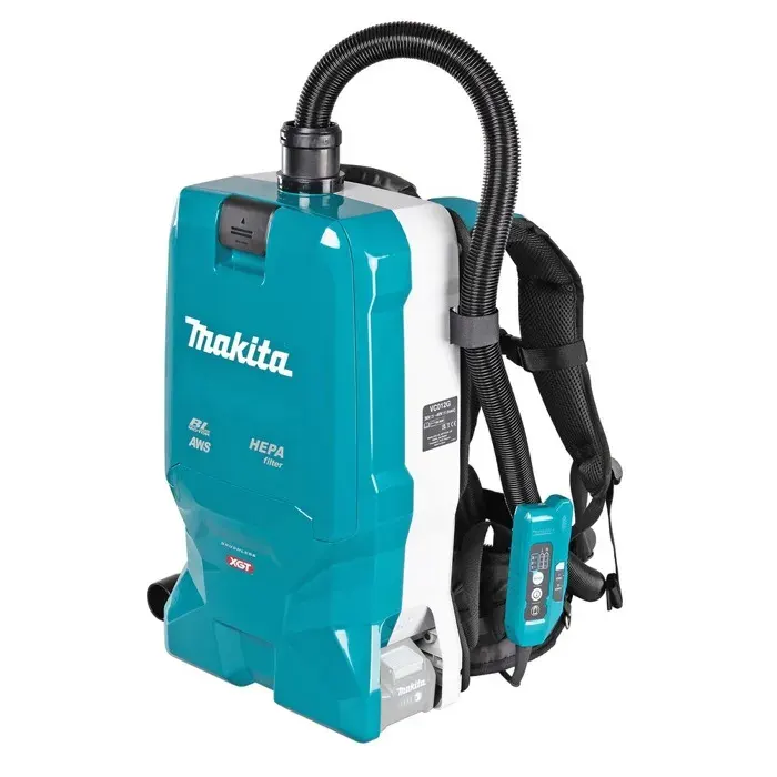 Aspirateur dorsal - Nettoyage - XGT 40V volume 6 L avec AWS (Chantier) sans batterie ni chargeur - MAKITA - VC012GZ01