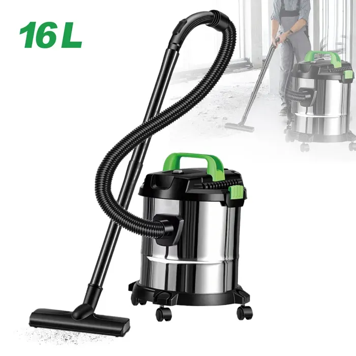Aspirateur eau et poussière 2500 W aspirateur sans sac 16 L cordon dalimentation de 5 mètres plusieurs modes