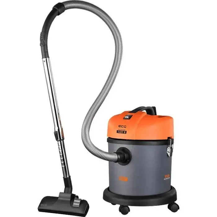 Aspirateur Eau et Poussière - ECG - VM 3140 Hobby - 20 L - Fonction Humide et Sèche - Sans Sac