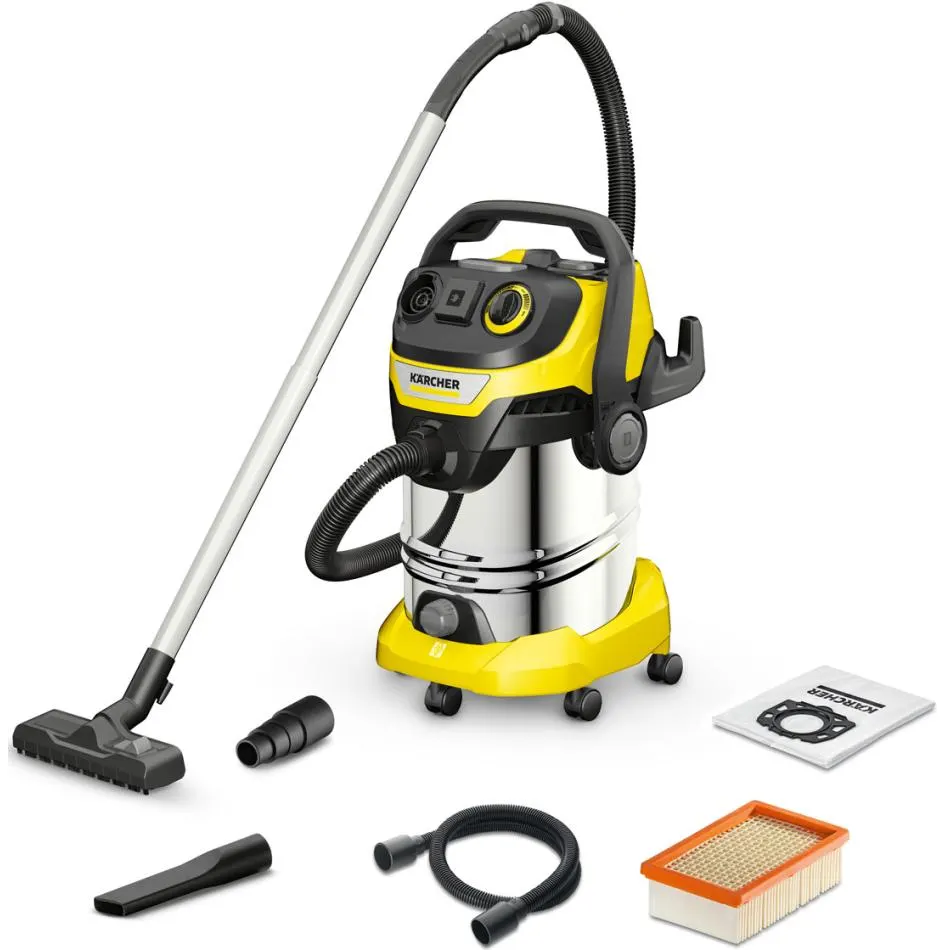 Aspirateur eau et poussière KARCHER WD6/1 — coloris Inox