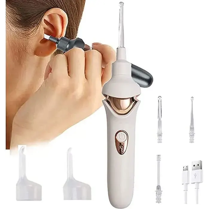 Aspirateur Électrique Sous Vide - Outil De Nettoyage Sans Douleur - Appareil De Nettoyage Des Oreilles Pour NETTOYANT POUR OREILLE