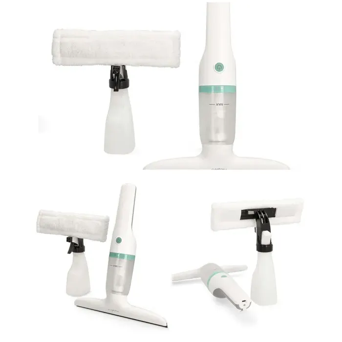 Aspirateur lave-vitres sans fil - LIVOO - 3 en 1 - Tête 28 cm - Autonomie 45 min - Réservoir 60 ml