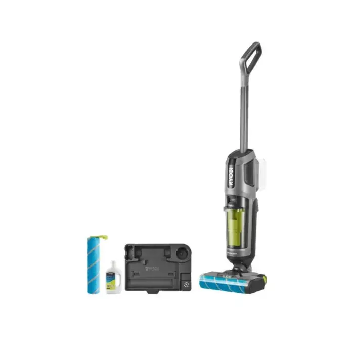 Aspirateur laveur balai 3 en 1 - RYOBI - RHFC18BL-0 - Brushless 18V - 650 ml eau propre - 400 ml eau sale
