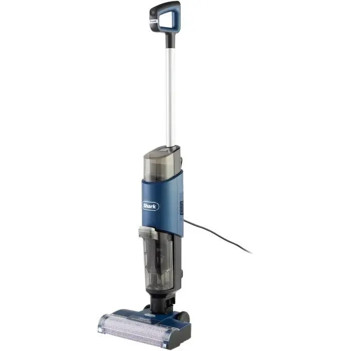 Aspirateur laveur filaire SHARK HydroVac WD100EU - Sols durs et moquette - Brosse rotative antimicrobienne - Aspire et nettoie — coloris Bleu