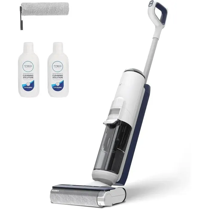Aspirateur Laveur Sans Fil - Tineco - iFLOOR 5 Breeze Complete - Autonomie 35 min - Réservoir 08 L - Blanc