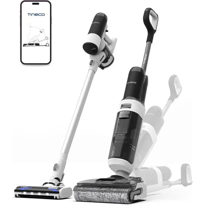 Aspirateur Laveur Tineco Floor One Switch S6 Stretch Multifonction Autonettoyant 180°