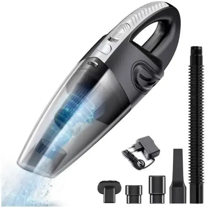 Aspirateur Main - AUDBURN - Sans Fil Rechargeable - Filtre Haute Densit - Nettoyage Humide et Sec
