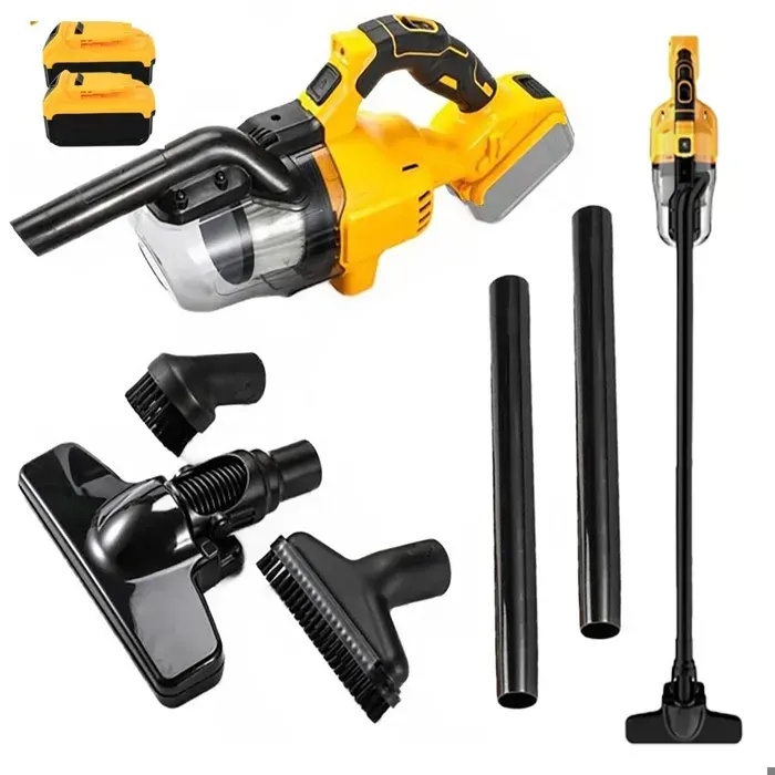 Aspirateur Main Portable Aspirateur Portatif 20V 100AW 55CFM 2 Batteries Chargeur Pour Intérieur Extérieur Voiture Dewalt