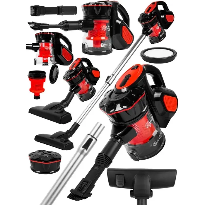 Aspirateur MalTec VERTICAL TURBO CYCLONE 5 en 1