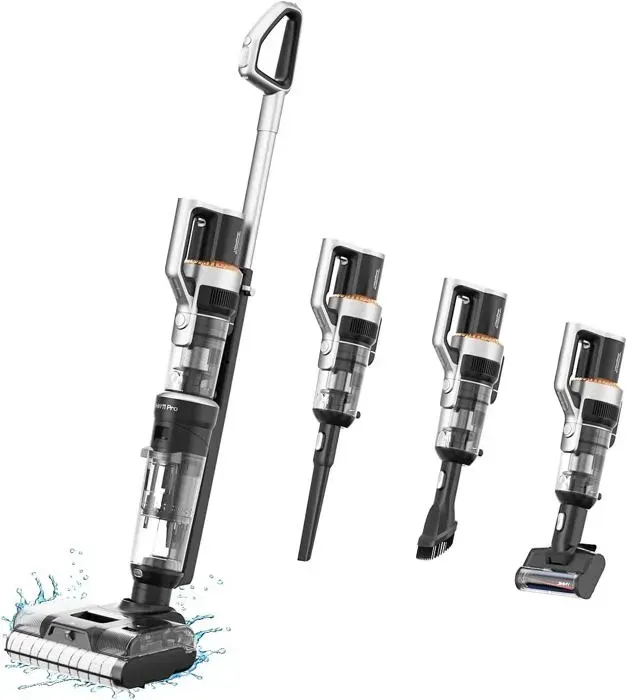 Aspirateur multi-surfaces sans fil - JIMMY - HW11 Pro - 420 W - Autonettoyage - Jusquà 75 min