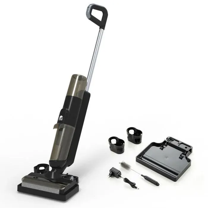 Aspirateur Nettoyeur sans Fil Intelligent Sec et Humide Autonettoyage Brosse 50 MINS DAUTONOMIE Réservoir Eau 650 ML