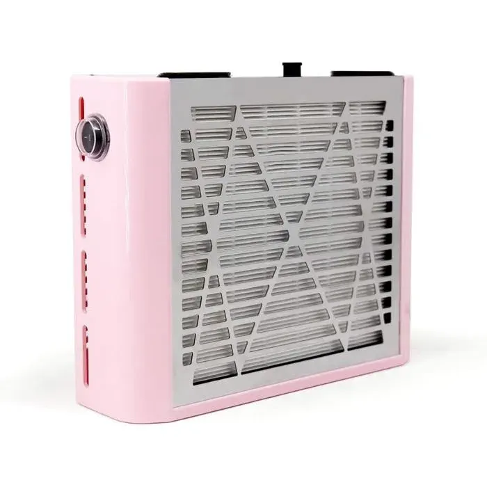 Aspirateur Ongles Pour Manucure Aspirateur Table Ongle Puissant Aspirateur Poussiere Ongle Professionnel Manucure Rose[F36]