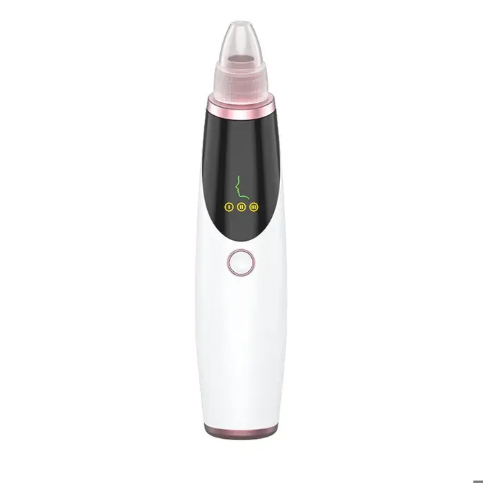 Aspirateur point noir 400mah sauna - TepidBee - facial inhalateur electrique 3modes chargement usb extracteur point noir écran lcd