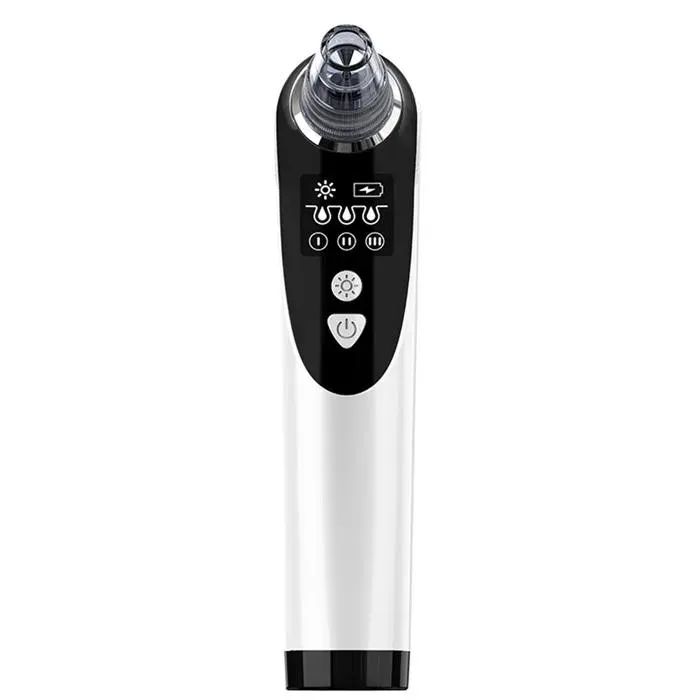 Aspirateur point noir 5 en 1 nettoyage des pores - TepidBee - extracteur de comédons rechargeable épurateur de peau visage épurate