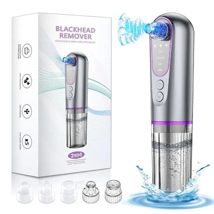 Aspirateur Point NoirExtracteur de Comédon Electrique Nettoyeur de Pores Professionnel Extracteur de Points Noirs Tire Comedons