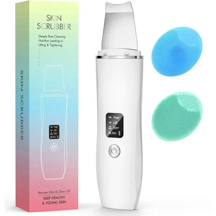 Aspirateur point noirs rechargeable avec 4 modes - Épurateur de Peau - Nettoyeur de Peau Ultrasonique