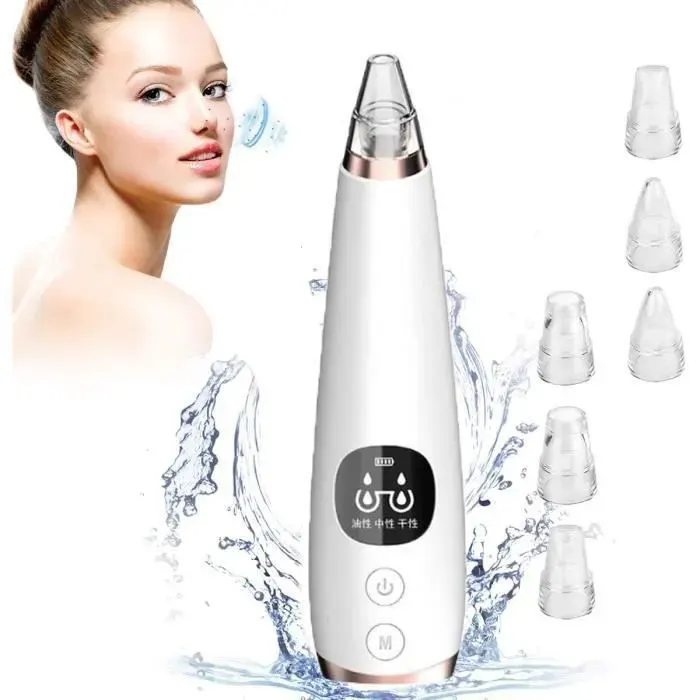 Aspirateur Points Noirs Extracteur de Points Noirs Comédons Acnés Nettoyage Nez Pores Peau Visage Dispositif de Beauté-keeper