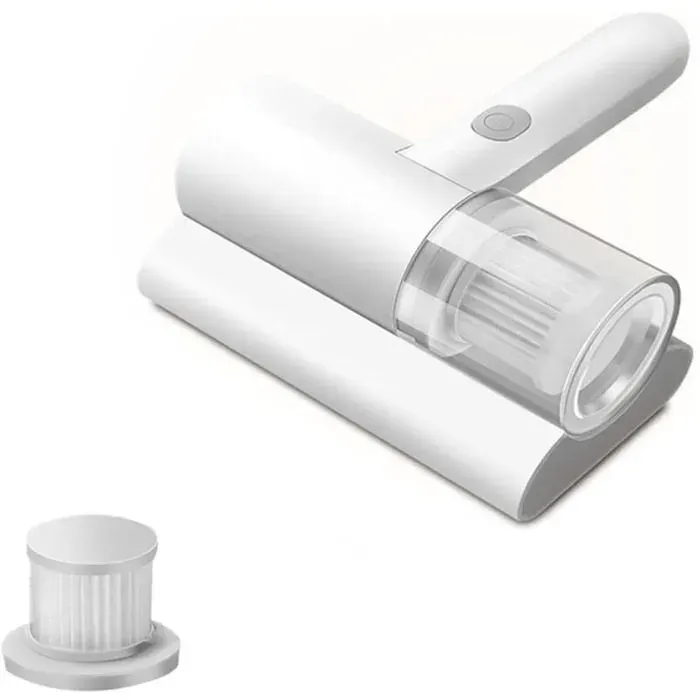 Aspirateur portable anti-acariens - PZCC - UV rechargeable USB - 10 000 Pa - Bac détachable - UVC 260 nm — coloris Blanc