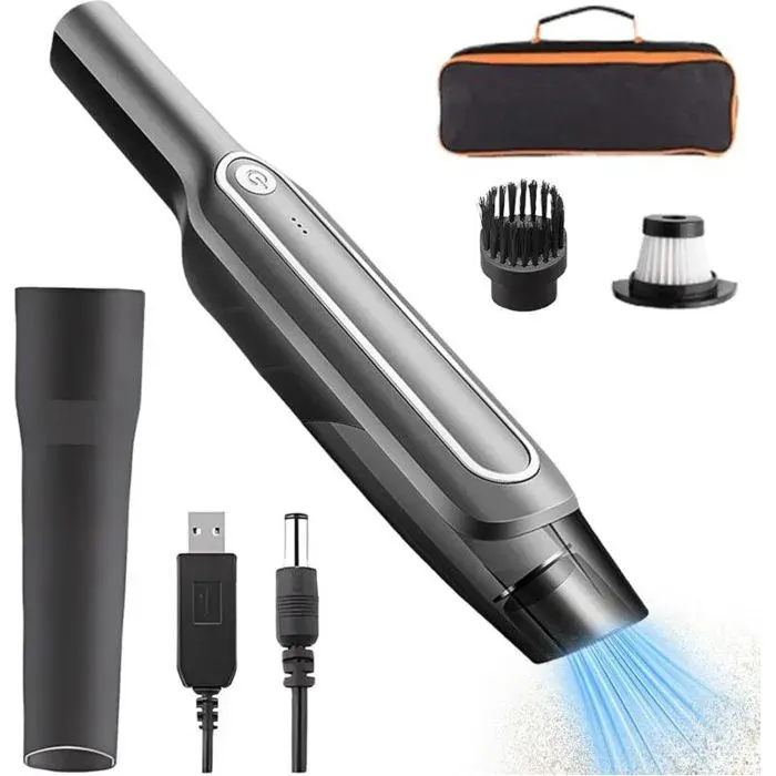Aspirateur portatif sans fil - 50 000 Pa batterie 5000 mAh - voiture bureau canapé