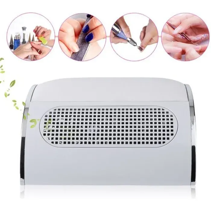 aspirateur pour ongles de table manucure ongles + 2 Sac de collecte de poussière