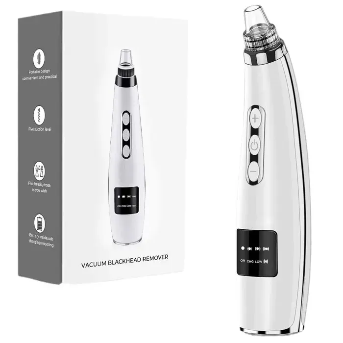Aspirateur Pour Points Noirs 5 Modes daspiration Outils Pour éliminer les Points Noirs avec 5 têtes daspiration