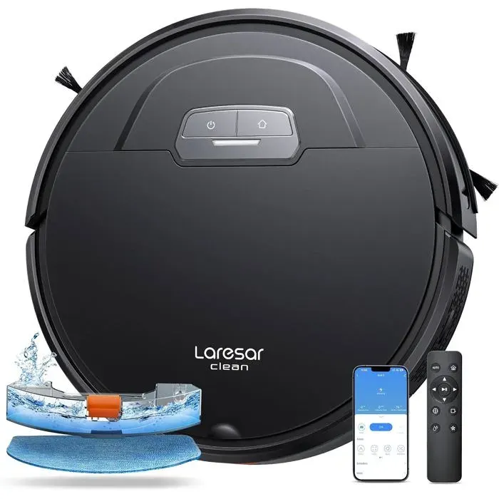 Aspirateur Robot Evol 3Robot Aspirateur Laveur 3 En 1Robot Aspirateur 10000Pa DAspiration180Min DAutonomieAvec Contrôle Par A