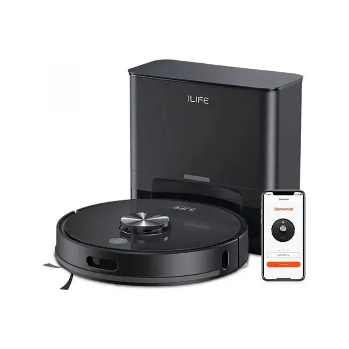 Aspirateur robot ILIFE T20s Ultra avec station dauto-vidage aspiration de 10000 Pa batterie 4600 mAh autonomie maximale