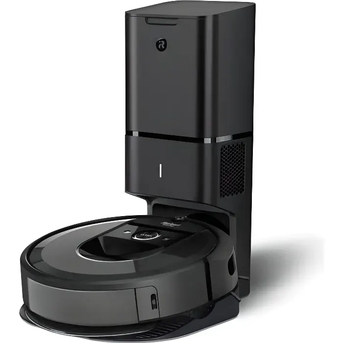 Aspirateur robot - IROBOT - Roomba Combo I8+ - Aspiration et lavage - Autovidage - Capacité 0.313L