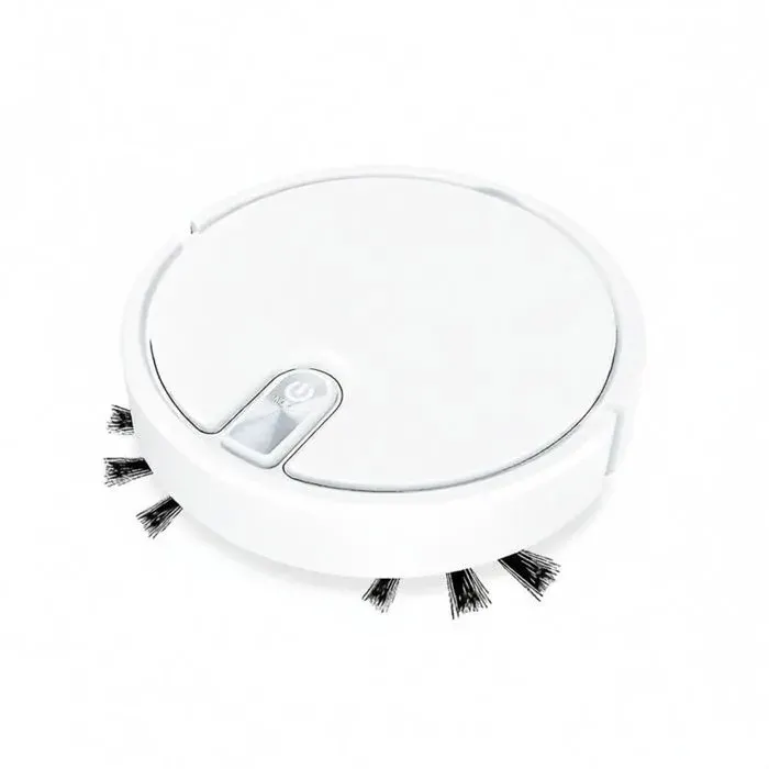 Aspirateur robot Jallen Gabor blanc avec fonction lavage et humidification nettoyage automatique pour sols durs